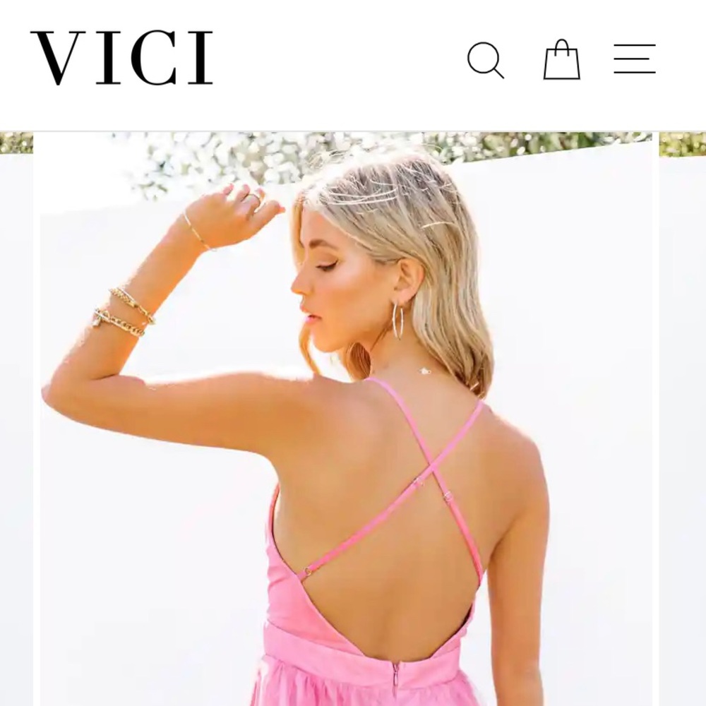 VICI Petal Dust Maxi Dress in Rose